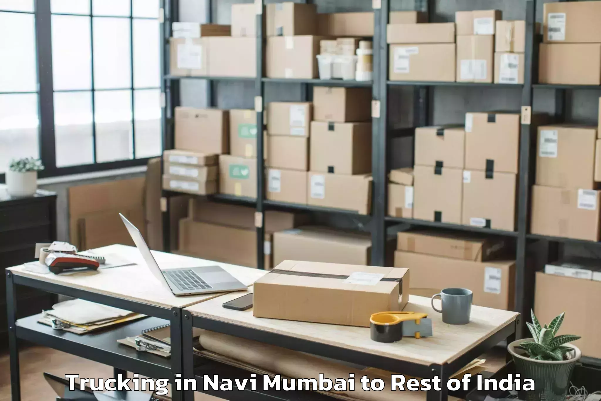 Easy Navi Mumbai to Sonawari Trucking Booking